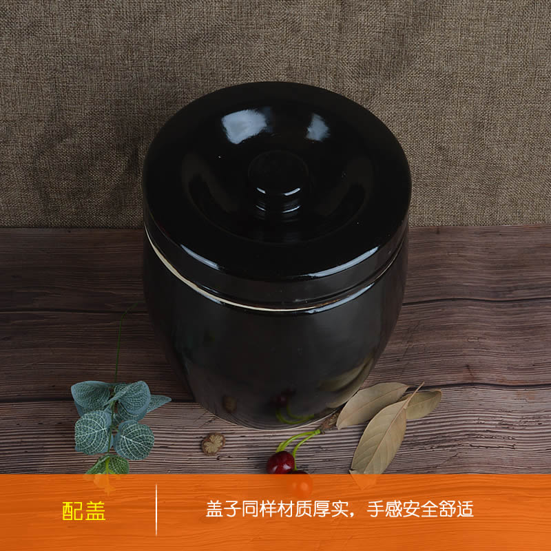 陶瓷腌菜缸腌蛋缸水缸泡菜坛子泡酒缸陶土储物缸储米罐密封猪油罐