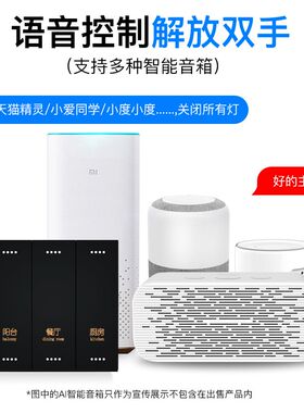 12V弱电干接点智能酒店客控系统RCU主机开关面板无线感应语音控制