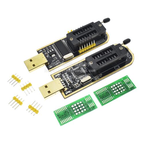 XTW100 CH341A编程器 USB主板路由液晶 烧录座烧录夹 24 25烧录器