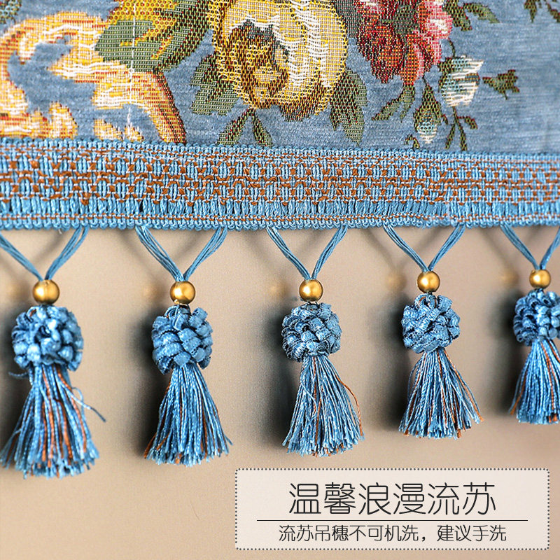 冰箱防尘罩装饰双开门冰箱巾单开门对双层加厚洗衣机盖布多用盖巾