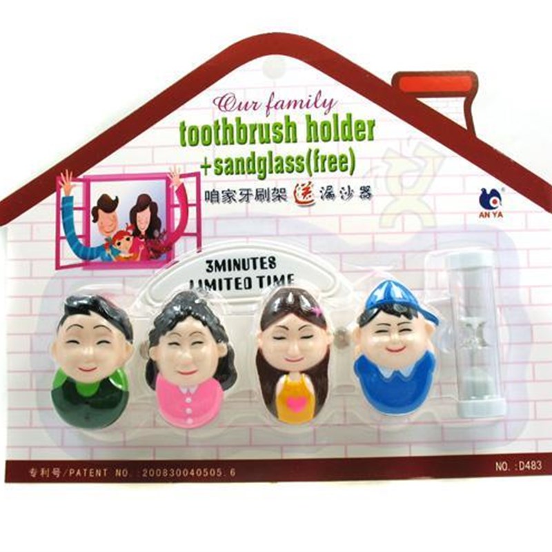 牙刷置物架免打孔漱口刷牙杯挂墙式卫生间吸壁式壁挂牙具套装