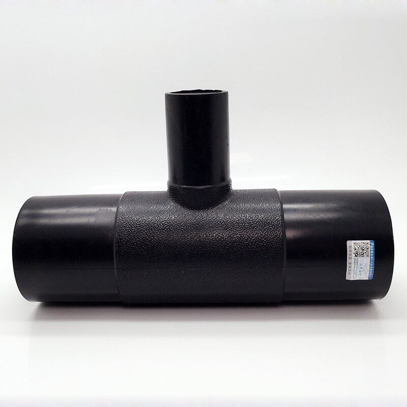 三中金牛 水管管材 PE对接式异径三通 HDPE水管接头 排水管道配件