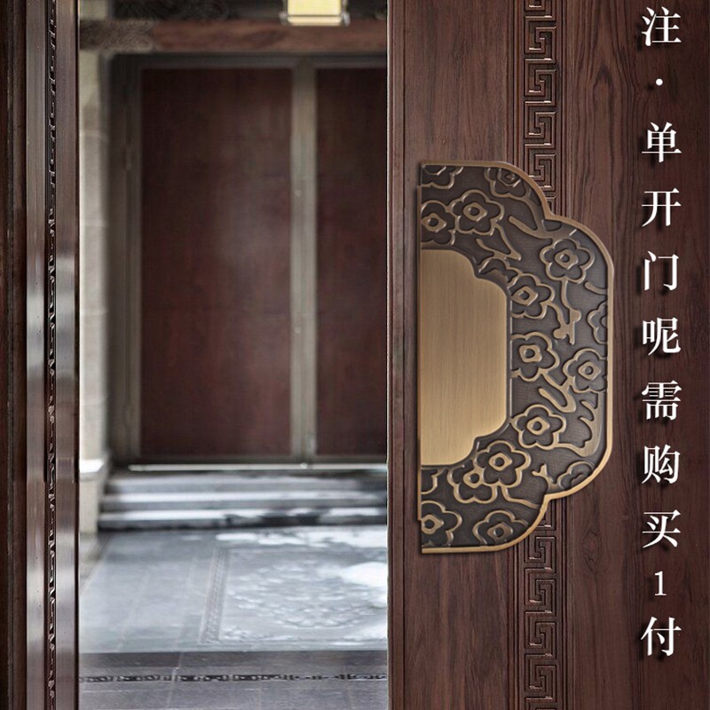 半圆形大门拉手玻璃门把手黑色大拉手扶手木门拉手门店KTV酒店把