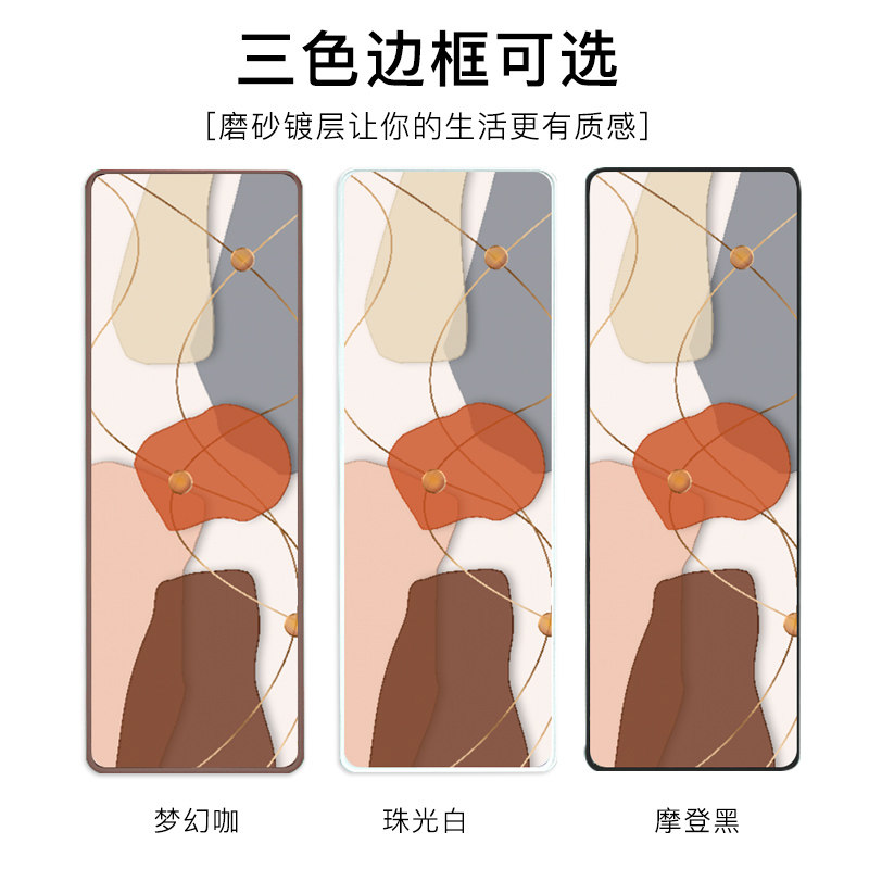 穿衣镜储物收纳壁挂玄关简约全身镜隐藏卧室多功能化妆首饰试衣镜