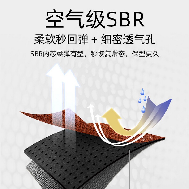 汽车坐垫单片四季通用透气防滑免绑夏季座垫单座垫水洗超薄车座垫