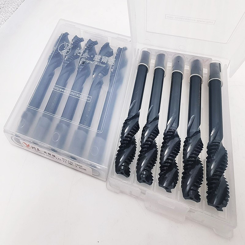 鸿泰美制丝锥丝攻  氮化黑色加硬螺旋美制机用丝攻1/2-13牙 正品