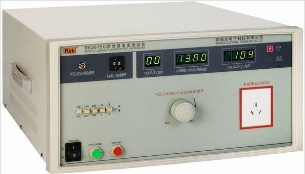 Rek美瑞克 RK2675C型泄露电流测试仪 全数显 隔离变压器2000VA