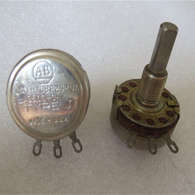 JAIH108F250UA进口美国古董AB 2500欧胆机电位器半柄柄长28.5MM