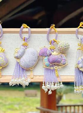 非遗宋锦马上有钱福袋钱袋宝相花