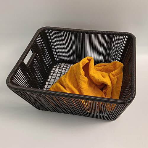 酒店脏衣篓PP塑料藤编衣服收纳筐