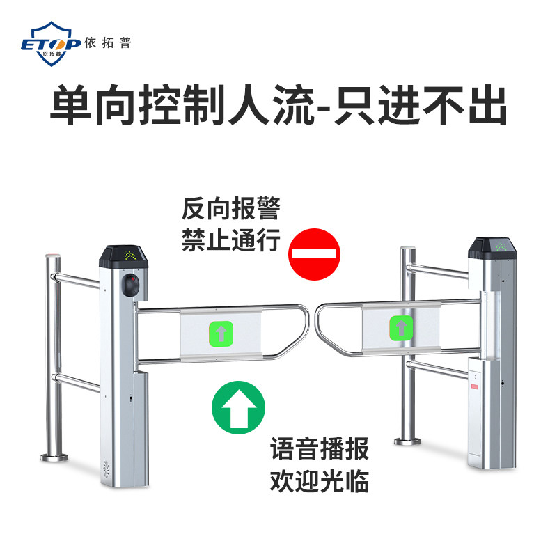 超市进出口器/超市单向门/感应门/摆闸门/禁行器/入口单向控制门