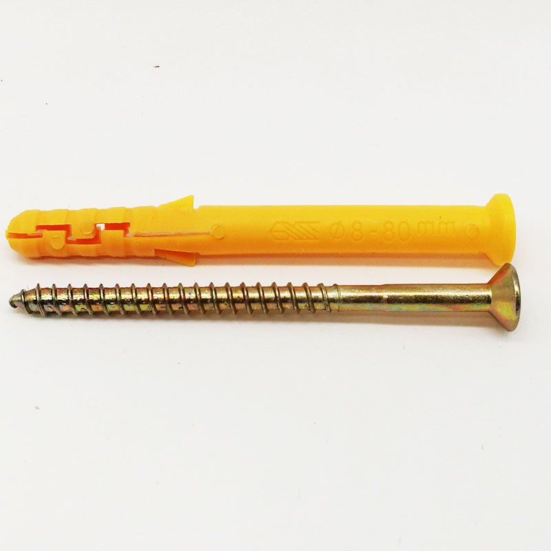 小黄鱼塑料膨胀管/自攻膨胀螺丝螺栓胀栓涨塞胀塞加长 6mm8mm10mm