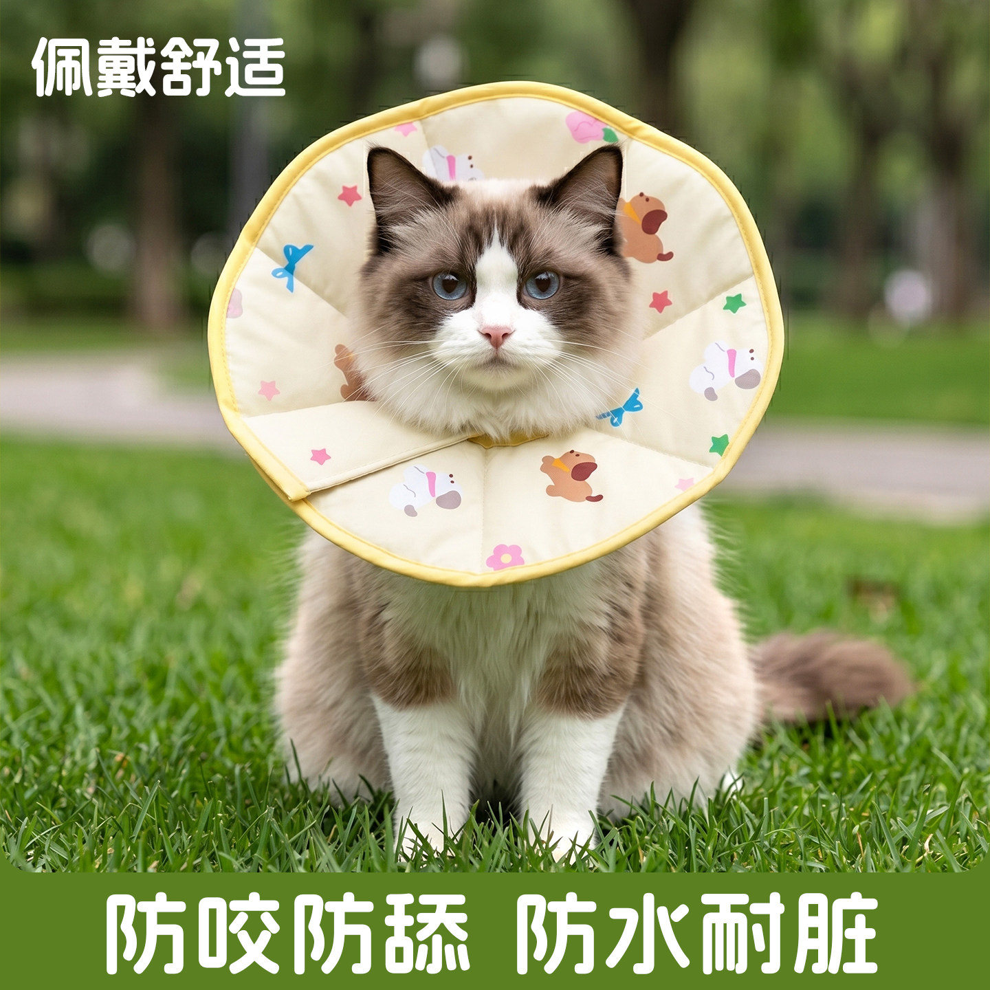 伊丽莎白圈猫绝育项圈防舔猫围脖猫咪脖圈颈圈小猫头套狗宠物用品