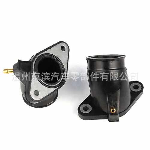 适用Yamaha雅马哈XVS400化油器进气岐管接口胶进气口接喉接头橡胶