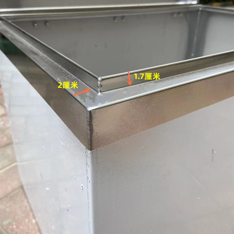 通用加厚摩托车不锈钢后备箱电动车尾箱工具箱储物箱外卖箱万能箱