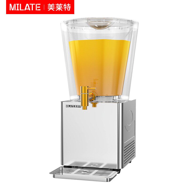 美莱特自助果汁鼎商用10L双层饮料机制冷果汁机酒店小型冷热饮机