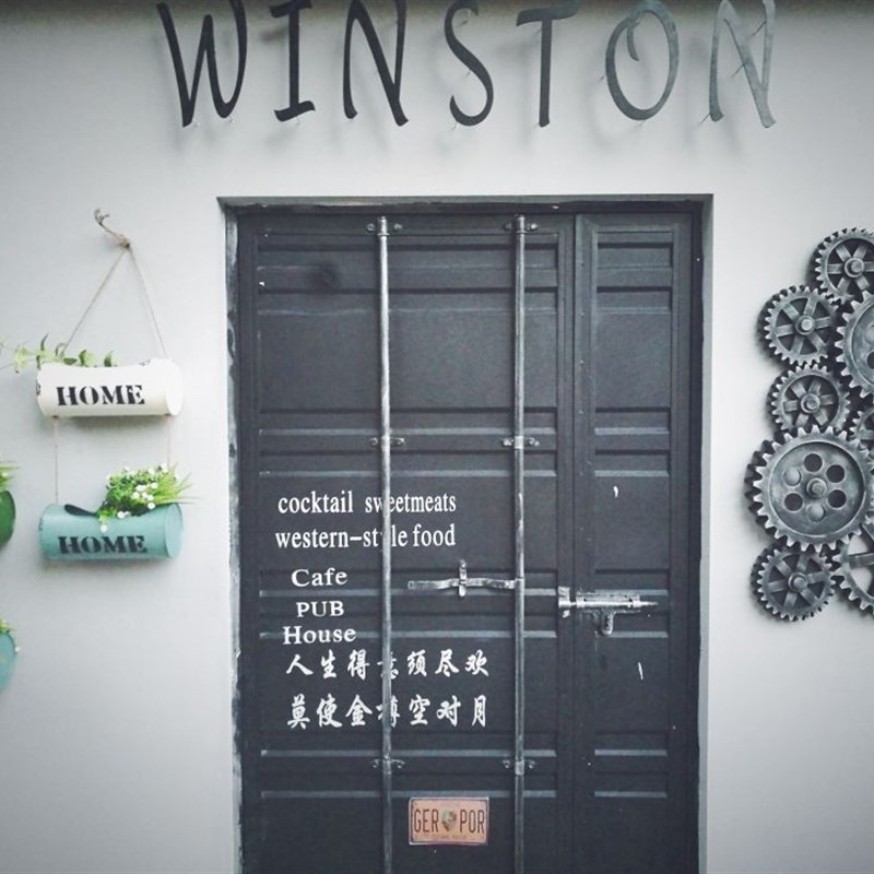 实心铁艺钢板悬空字服装店门头招牌广告字设计定做ogo形象背景墙