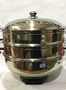 2023升级超大容量炒锅 圣多星电蒸锅 多用锅38cm-40cm-42cm电热锅