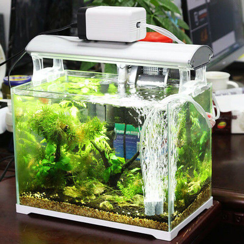 森森水族氧气泵养鱼充氧机小型冲氧器鱼缸迷你超静音增氧泵打氧机