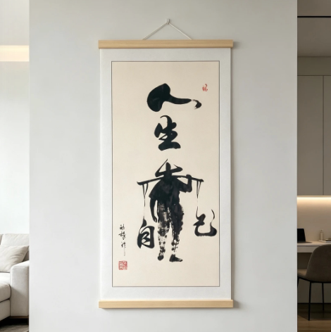 【下单立减50】新中式励志字画挂画书房客厅办公室装饰画YZ