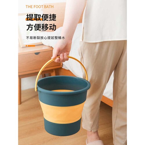 KBQ1折叠水桶塑料小号车载旅行洗车桶家用大号储水便携加厚手提大
