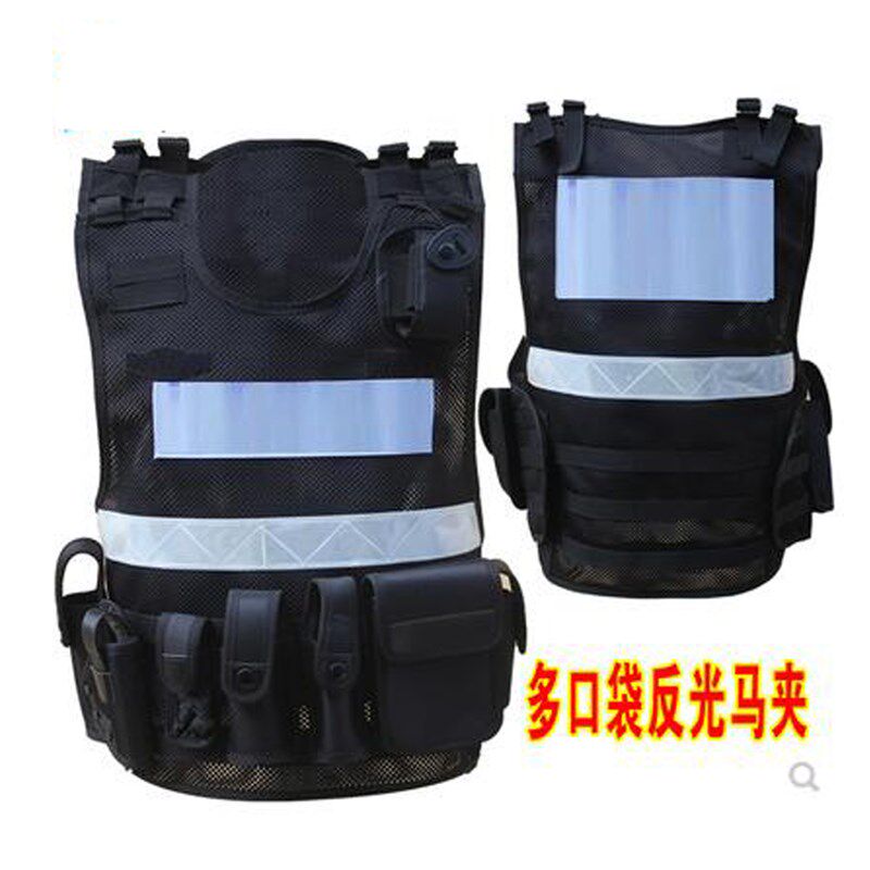 反光背心马甲可印字交通汽车年审反光衣外套安全服多口袋荧光衣
