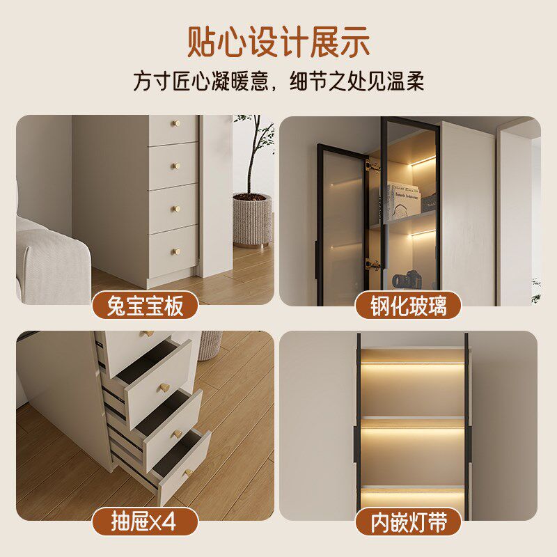 客厅墙角收纳书柜储物柜一体狭窄缝隙柜转角置物架不占地方的书架