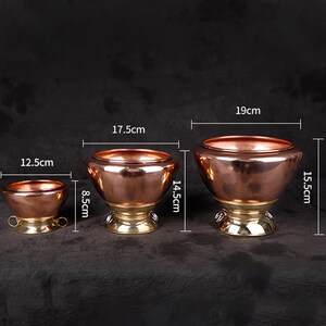 铜托钵紫铜释迦牟尼红铜钵摩尼碗佛钵/藏传用品佛器法器家用家居