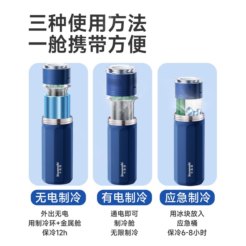 胰岛素冷藏盒便携随身小型充电式制冷杯生长激素药品包车载小冰箱