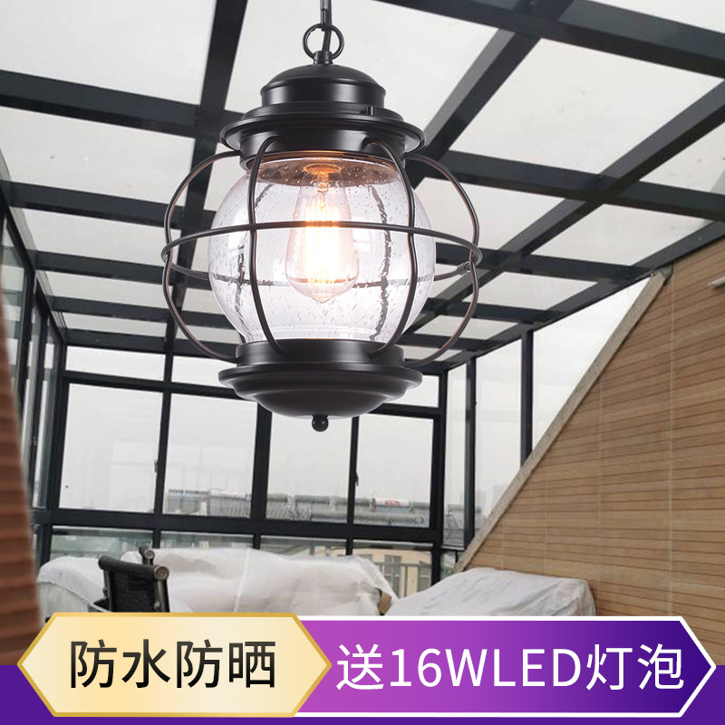 玻璃阳光房专用吸顶灯户外超亮灯饰室外雨棚led照明吊灯庭院灯具