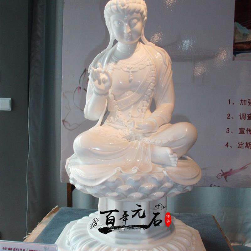 石雕女娲娘娘雕像汉白玉观音佛像人物雕塑大型工艺品石刻摆件捐赠