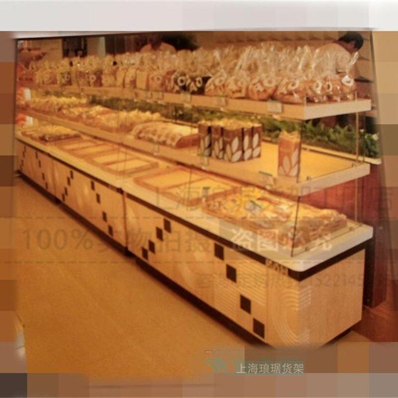 玻璃货架 货架展示货 面包展示柜 展示架 展柜 面包货架 中岛柜