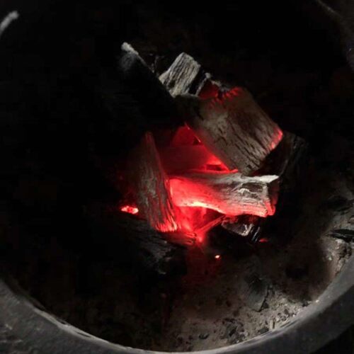 大号鬼面炉 底座铸铁炉炭炉烧水炉煮茶器烧烤炉茶炉生铁茶具风炉