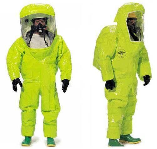 杜邦TK527T防化服 杜邦B级液体致密型全封闭连体式防护服 防酸碱