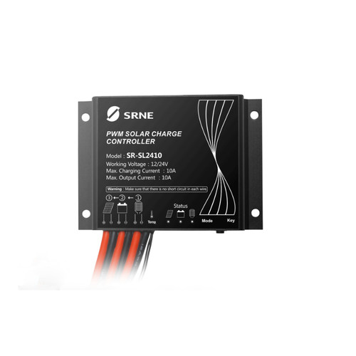 SRNE硕日SR-SL2410 12V/24V 10A20A太阳能充放电路灯控制器锂电