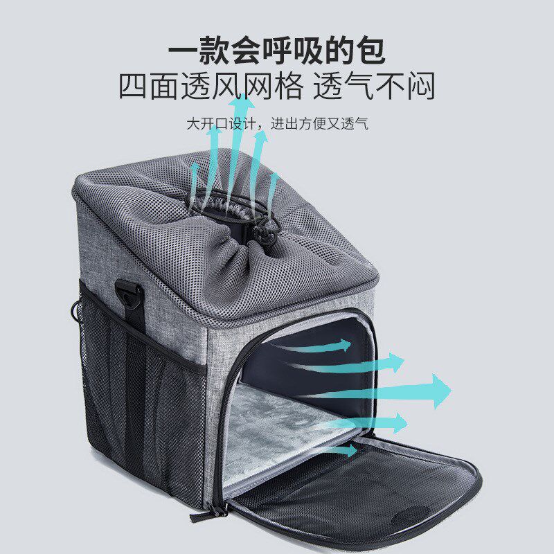 狗形座椅自行车宠物背包狗狗外出包便携车载座椅狗窝猫咪大空间包