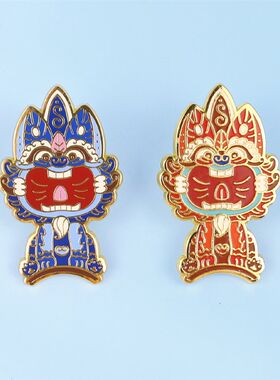 云南瓦猫金属胸针徽章胸章配饰纪念礼品礼物伴手礼