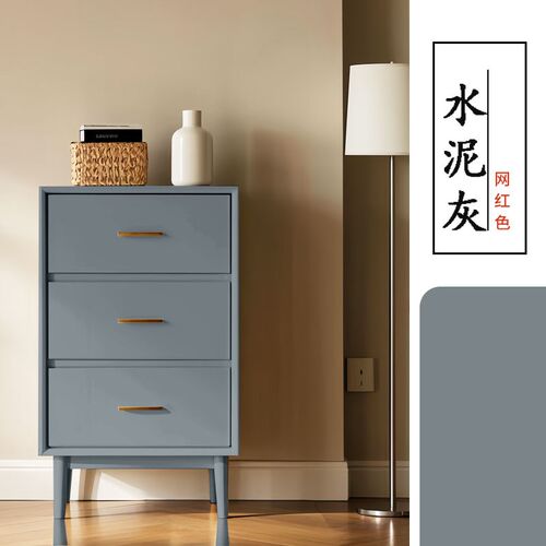 水性木器漆旧木柜衣柜厨柜柜门木质家具翻新漆改色漆专用油漆黑色