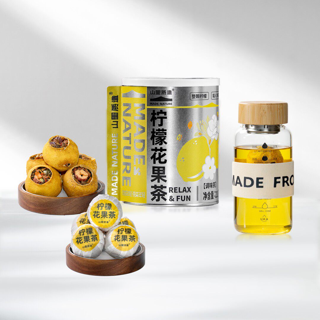 柠檬花果茶冻干香水柠檬片新鲜柠檬直冻喝水伴侣