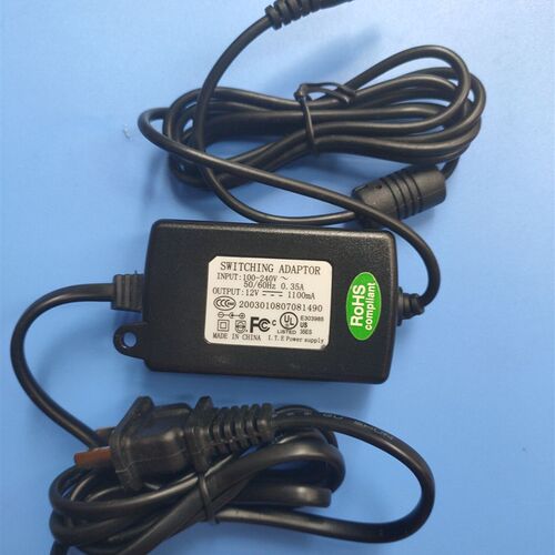 双线福佳12V1100MA变压器12v1A监控设备供应器插头5.5*2.1MM