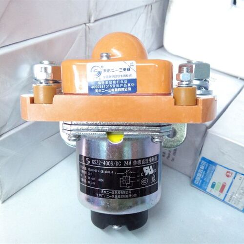 天水213单极直流接触器 GSZ2-400S DC24V DC48V  DC12V