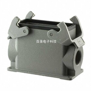 harting浩亭 19300160271 HAN 16B封底底座 哈丁重载连接器2xM25
