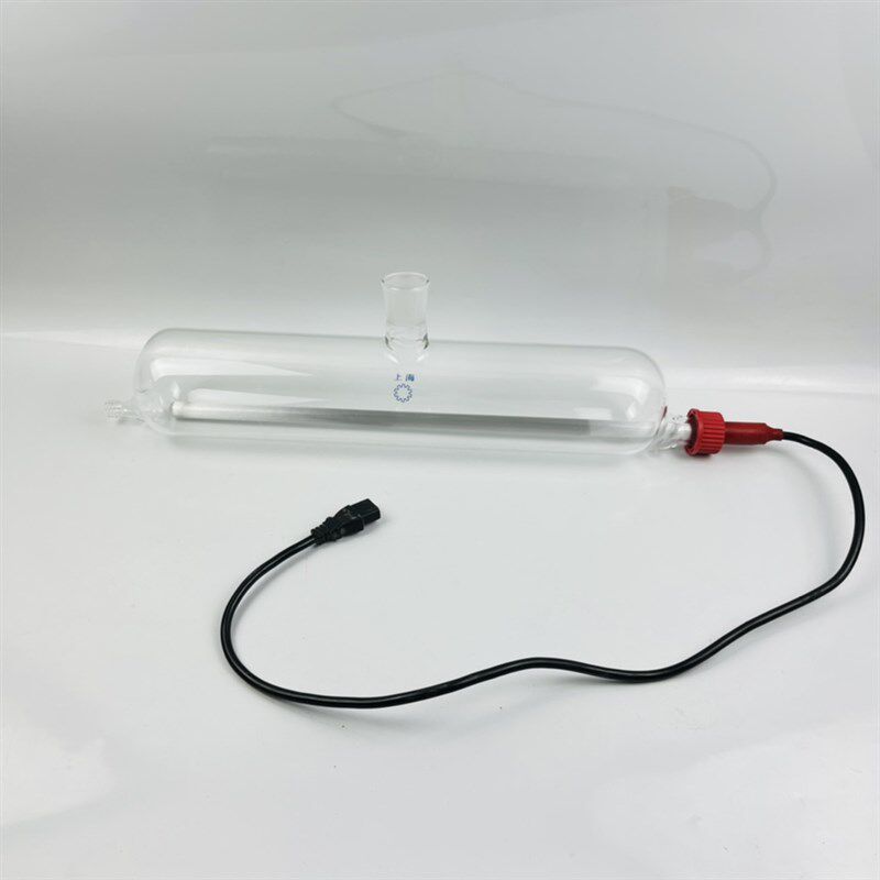 石英加热管横式烧瓶玻璃双重蒸馏水器配件