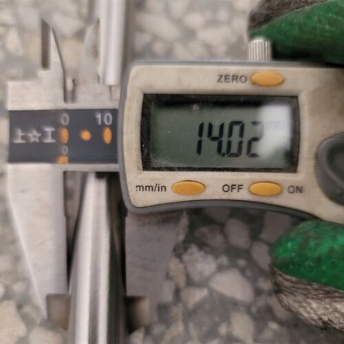 304不锈钢抛光管 外径14mm 壁厚1mm 内径12mPm 无缝卡套管 一米价