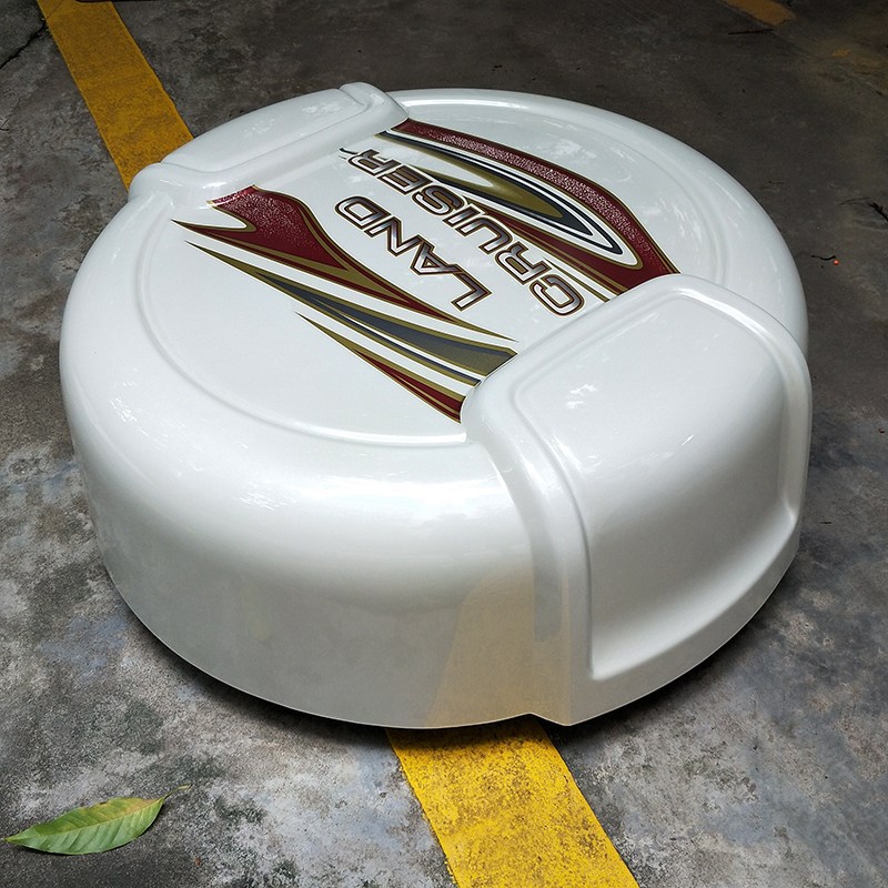 适用于老款陆地巡洋舰LC100改装y47/4500备胎罩加厚兰德酷路泽后