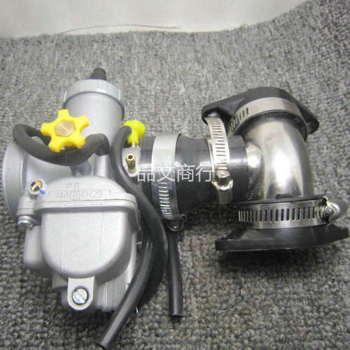 摩托车天王250/125改装r侧装化油器接口油道 XV250/XV125改装接口