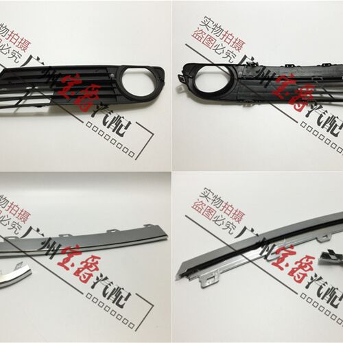 适用宝马3系F35前杠318风网320格栅328雾灯330框335罩F电镀条亮条