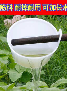 农用粪瓢塑料粪勺舀大棚施肥浇花泼水瓢浇水瓢水舀子掏大粪勺瓜当