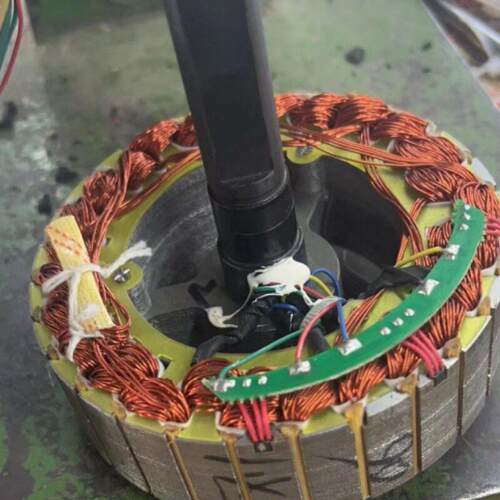 6MAGA-1025寸轮毂电机电动车滑板车纯铜线刷6V无电动机露营.手推