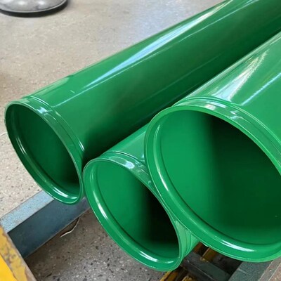 大口径消防给水h内外涂塑复合钢管承插式DN150法兰式涂塑输送钢管